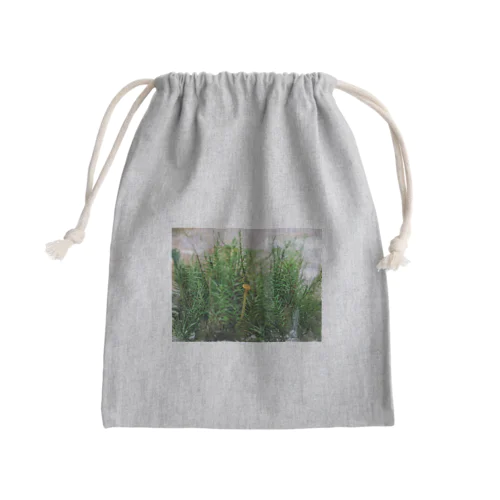 キノコと苔テラリウム Mini Drawstring Bag