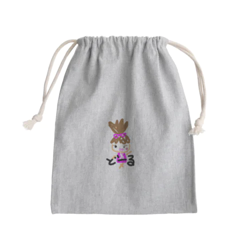 どーる Mini Drawstring Bag