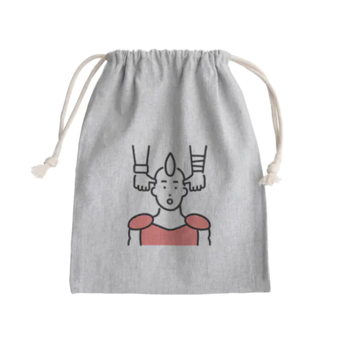 世紀末「種モミ袋」“指圧” Mini Drawstring Bag