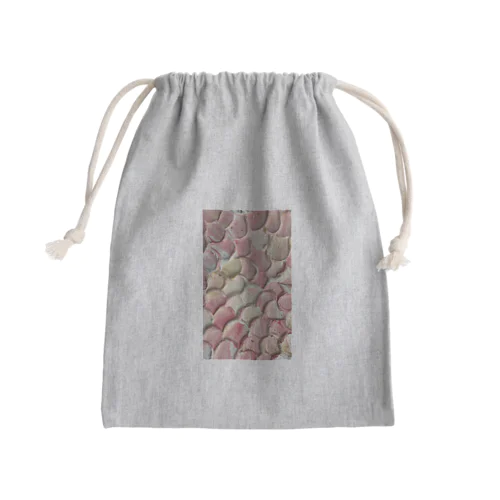 texture_pink Mini Drawstring Bag