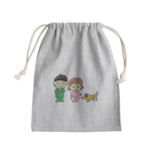 ピースフル Mini Drawstring Bag