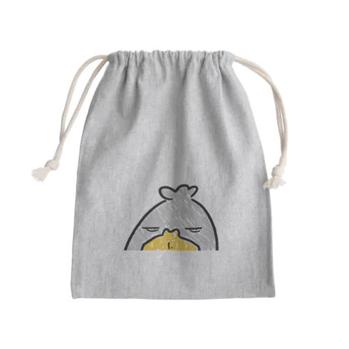 ひょっこり？じろり？ハシビロコウ Mini Drawstring Bag