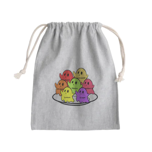 キャンディーゴースト Mini Drawstring Bag