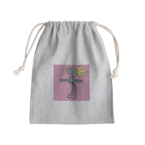 ねずみの子！ Mini Drawstring Bag