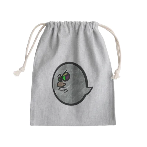 くちびるオバケ Mini Drawstring Bag