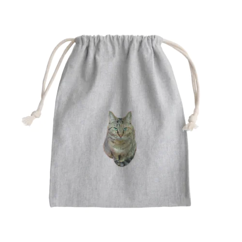 しっぽマフラーにゃん Mini Drawstring Bag