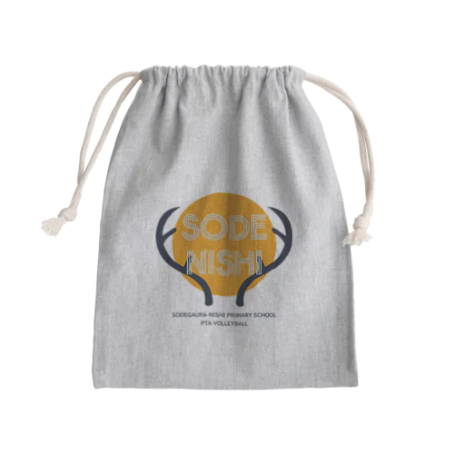 習志野市立袖ケ浦西小学校PTAバレーボール Mini Drawstring Bag