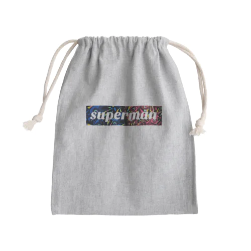 superman Mini Drawstring Bag
