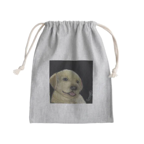 チョークアート　子犬🐶 Mini Drawstring Bag