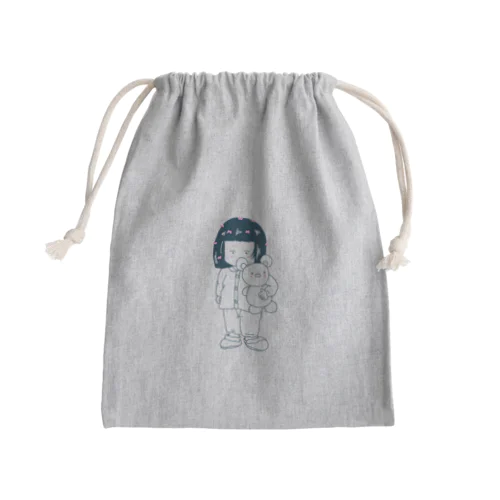 むーさん Mini Drawstring Bag