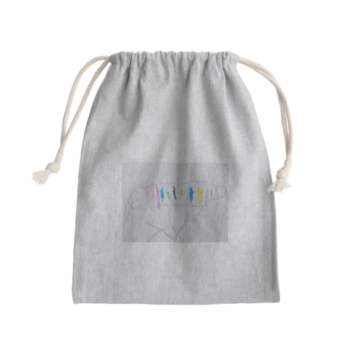 キジバト Mini Drawstring Bag