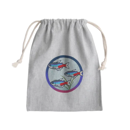 ネオンテトラ Mini Drawstring Bag