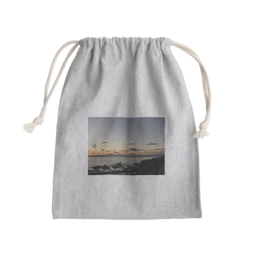 日常の切り売り001 Mini Drawstring Bag