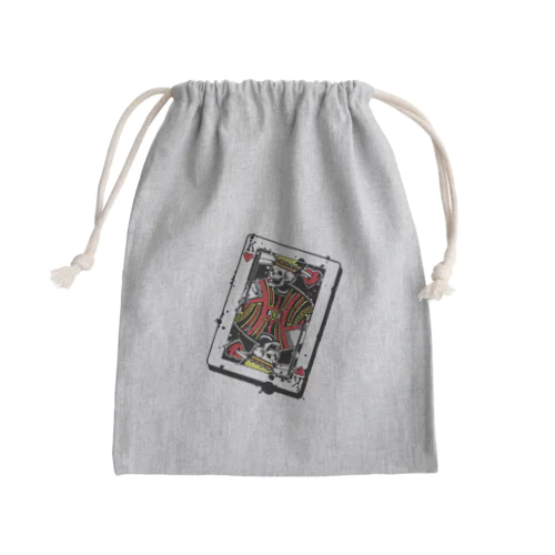 トランプ「スカルキング」 Mini Drawstring Bag