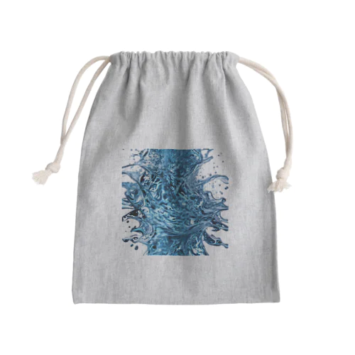 水バーン Mini Drawstring Bag