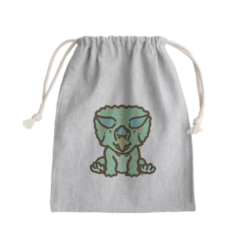 プロルススちゃん（ゆるトリケラトプス） Mini Drawstring Bag