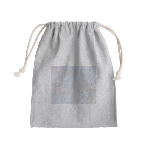 空とピンク . Mini Drawstring Bag