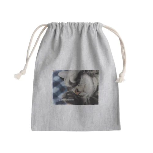 もふにゃん袋 Mini Drawstring Bag