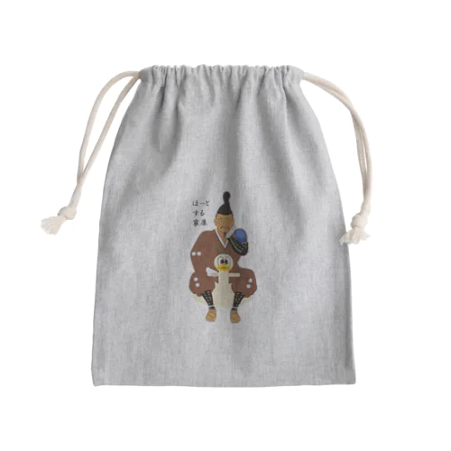 ほっとする家康 Mini Drawstring Bag