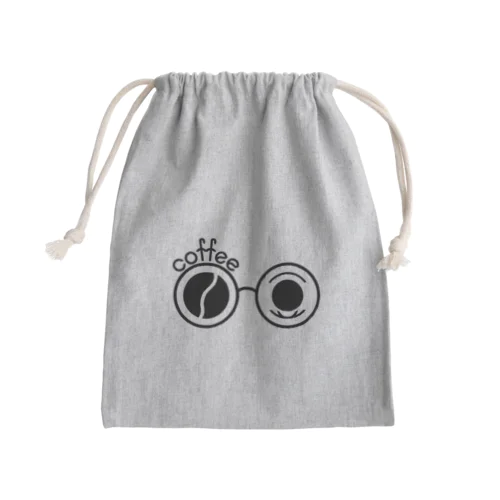 m&c  (ロゴブラック)  Mini Drawstring Bag