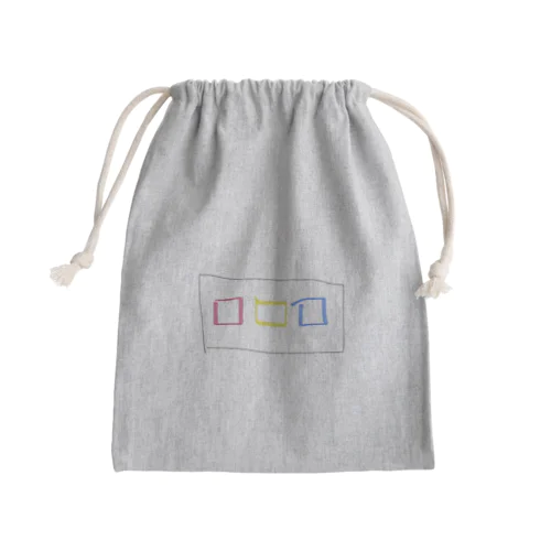 らくがきビーズ Mini Drawstring Bag