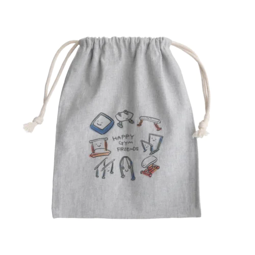 ハッピージムフレンズ Mini Drawstring Bag