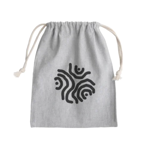 THREE Mini Drawstring Bag