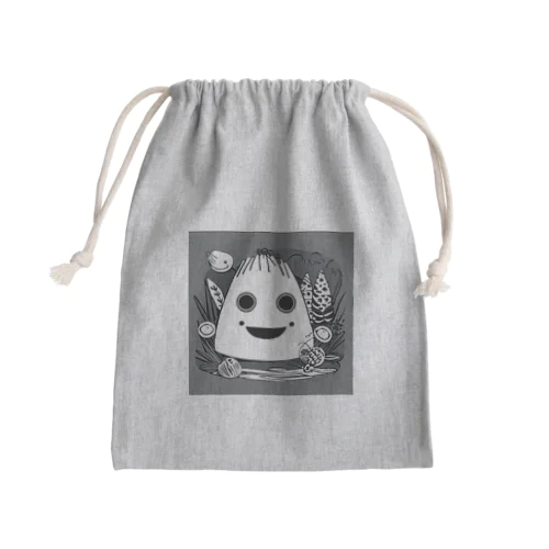 もちもちたけのこ Mini Drawstring Bag