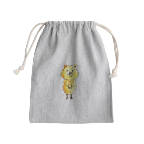 クォッカワラビーさん Mini Drawstring Bag