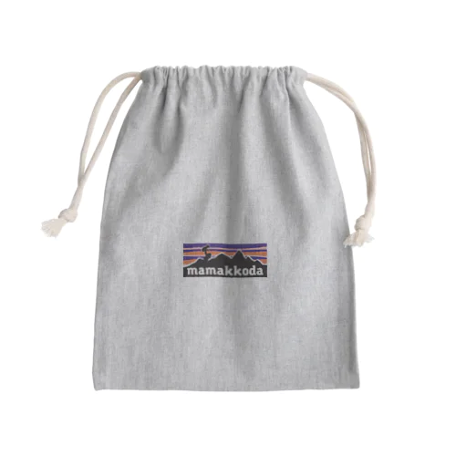 ここに「ママっ子」宣言！ Mini Drawstring Bag