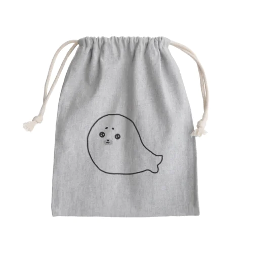 アザラシの赤ちゃん Mini Drawstring Bag