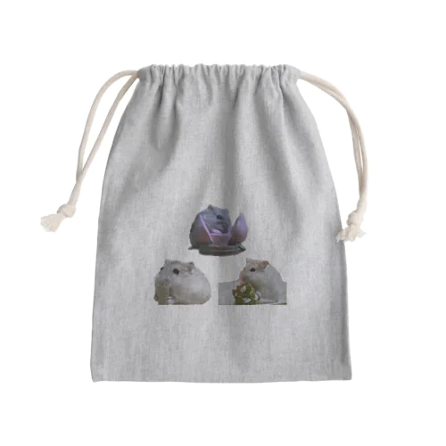 ハムトライアングル Mini Drawstring Bag