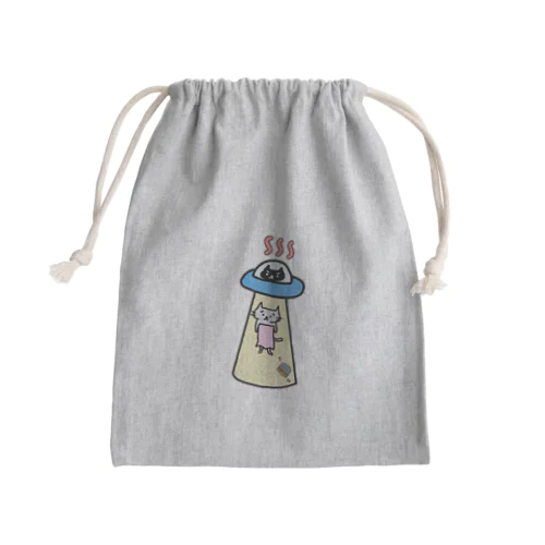 連れさらわれーの Mini Drawstring Bag