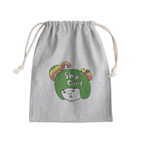 シャイガール Mini Drawstring Bag