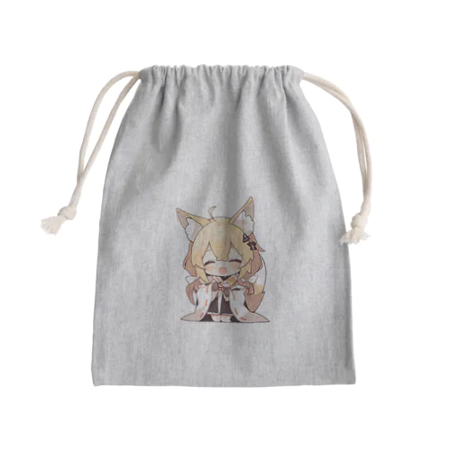 ミコン (Mikon) ver.1 狐の神様、きつね、キツネ Mini Drawstring Bag