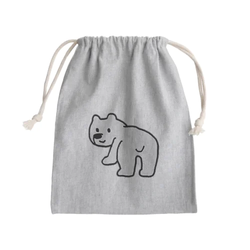 シロクマ Mini Drawstring Bag