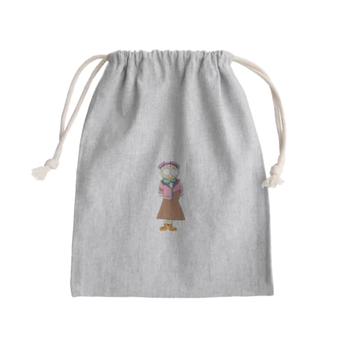 くんくんお気に入りワンピース👗 Mini Drawstring Bag