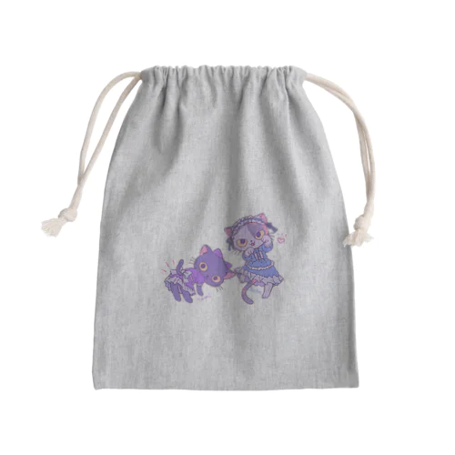 宇野にゃんこガール Mini Drawstring Bag