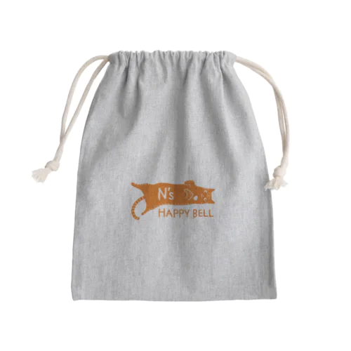 N's HAPPY BELL（ロゴ） Mini Drawstring Bag