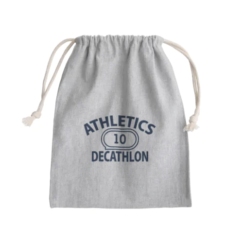 十種競技・デカスロン・DECATHLON・じっしゅきょうぎ・二日間・10種・男子・女子・かっこいい・かわいい・選手・陸上部員・トレーニング・混成競技・確実・有望・応援・タイム・得点・入賞・実力 Mini Drawstring Bag