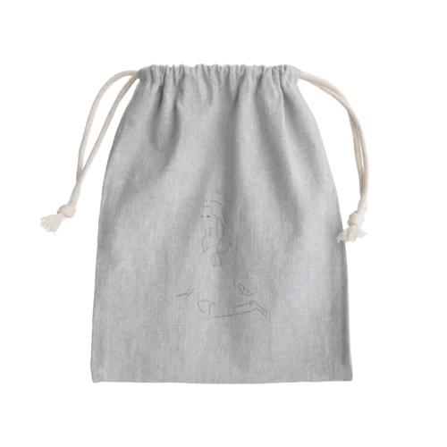 おしりペロン(ロゴなし) Mini Drawstring Bag