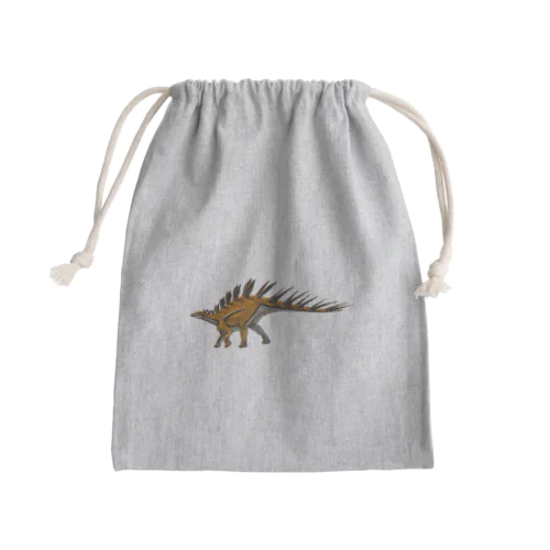 Kentrosaurus　ケントロサウルス（アクリル画） Mini Drawstring Bag