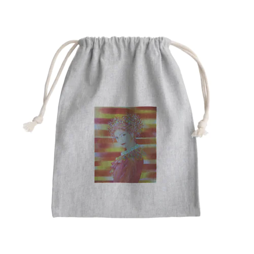 ハッピークラウン4・woman Mini Drawstring Bag