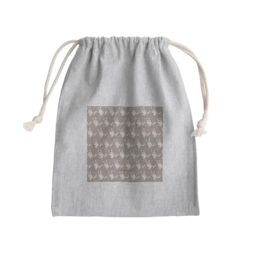 チンチラわびすけ びっくり！ Mini Drawstring Bag