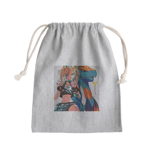 richly color girl 001 Mini Drawstring Bag