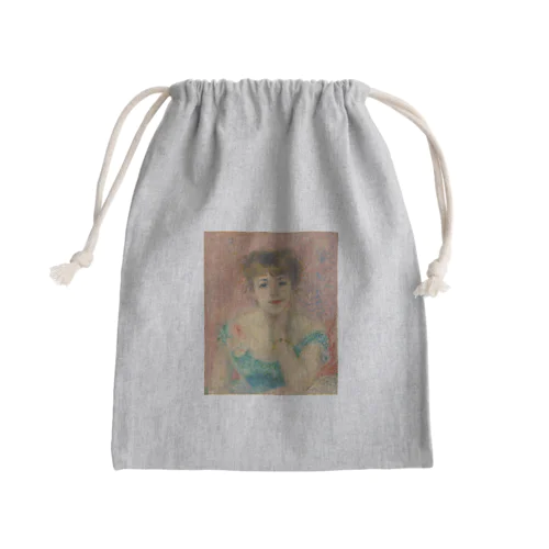 女優ジャンヌ・サマリーの肖像 / Portrait of the Actress Jeanne Samary Mini Drawstring Bag