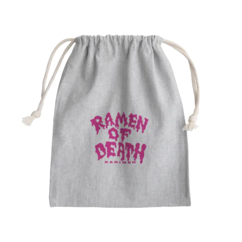 RAMEN OF DEATH Mini Drawstring Bag