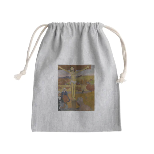 黄色いキリスト / The Yellow Christ Mini Drawstring Bag