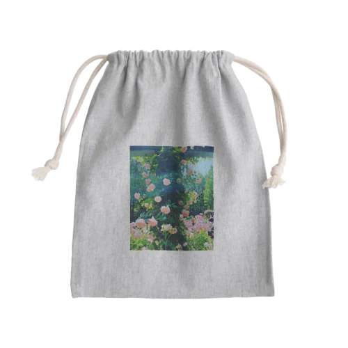 Rose　バラ Mini Drawstring Bag