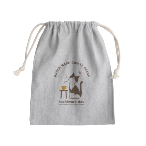 ハチワレきんちゃく Mini Drawstring Bag